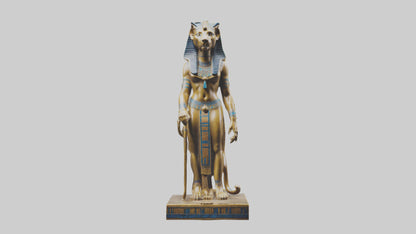 Sekhmet statue model 3D model
