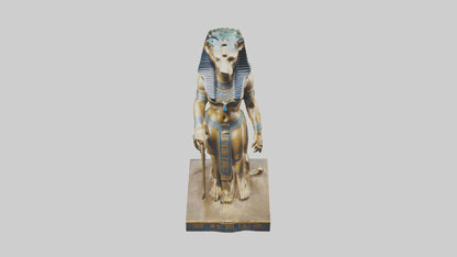 Sekhmet statue model 3D model