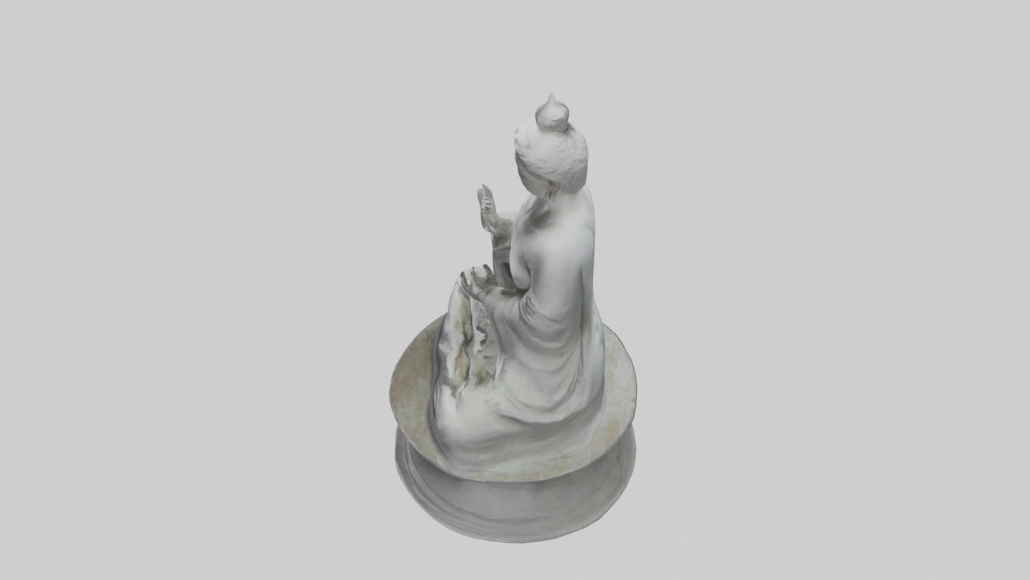 Sekhmet statue model 3D model