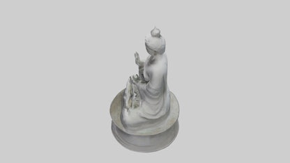 Sekhmet statue model 3D model