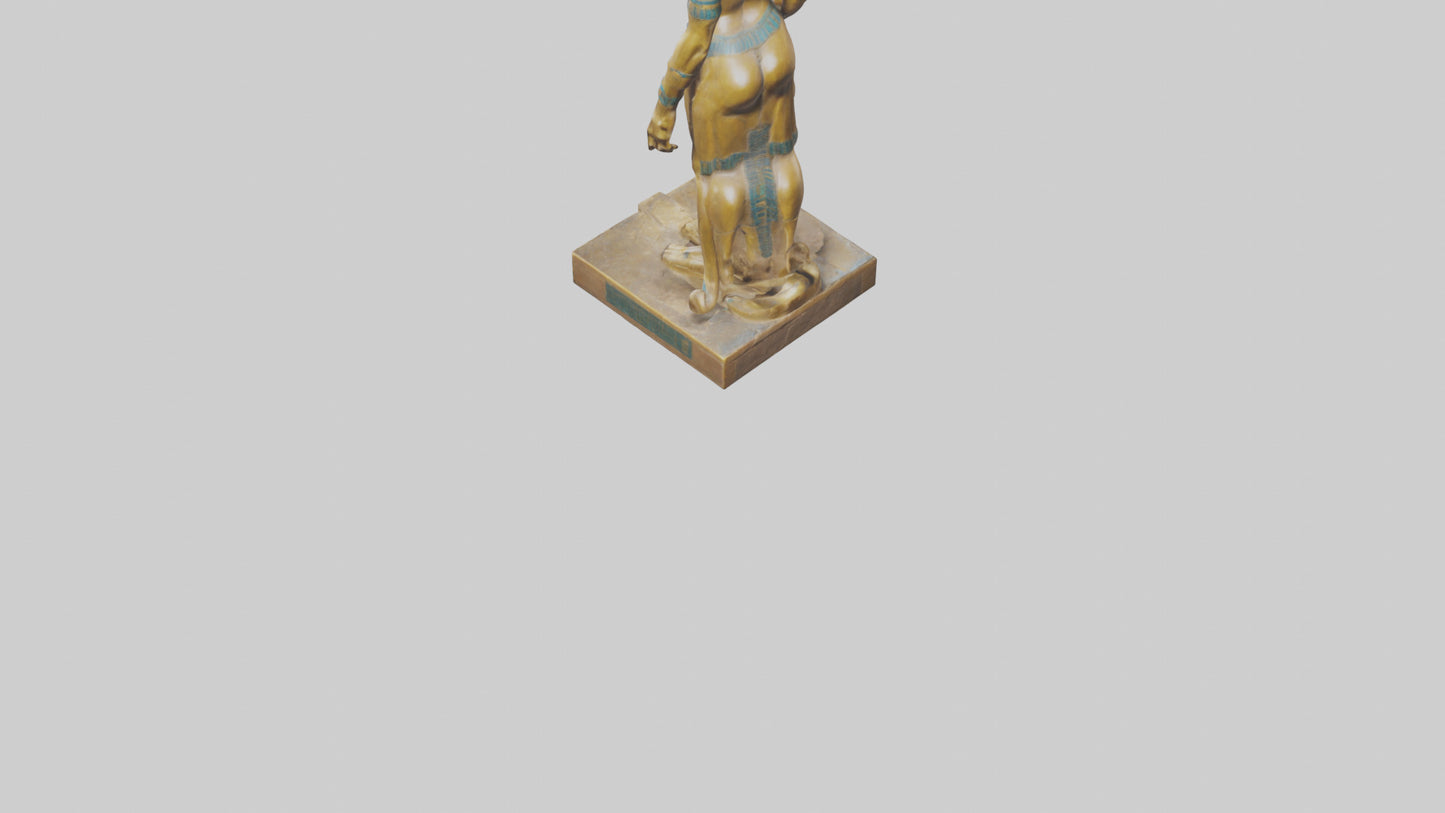 Sekhmet statue model 3D model
