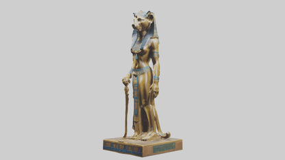 Sekhmet statue model 3D model