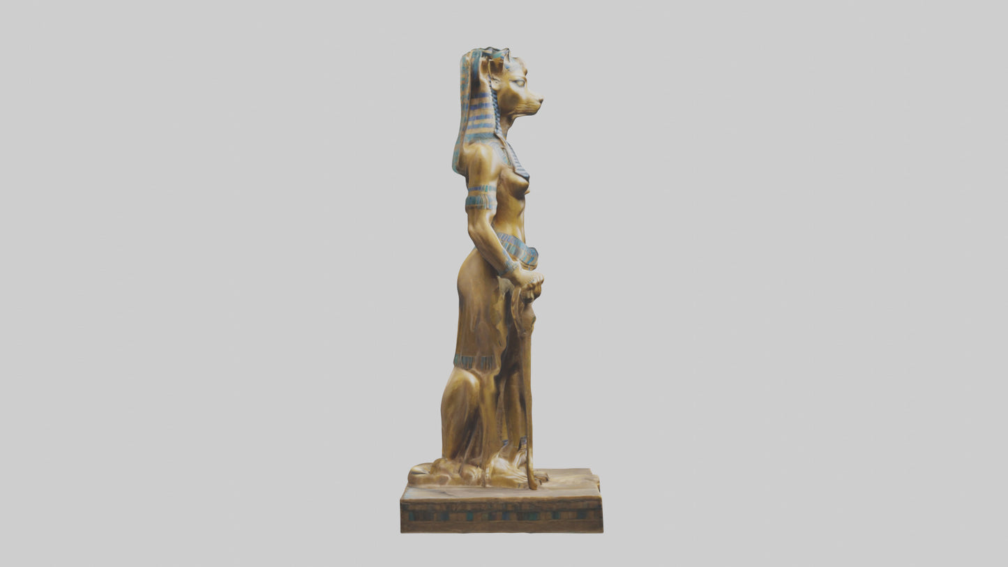 Sekhmet statue model 3D model