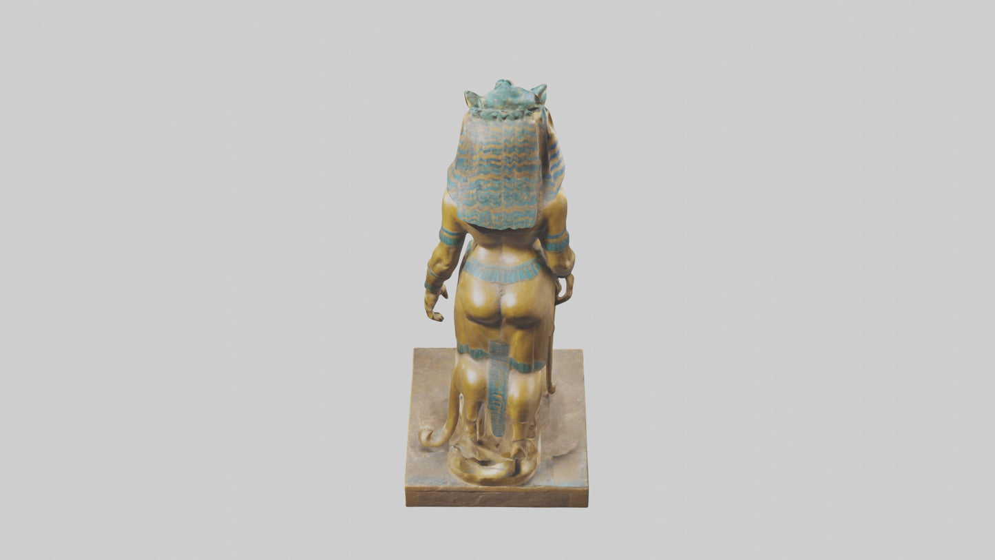 Sekhmet statue model 3D model