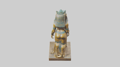 Sekhmet statue model 3D model