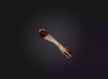 3D model severed arm VR / AR / low-poly