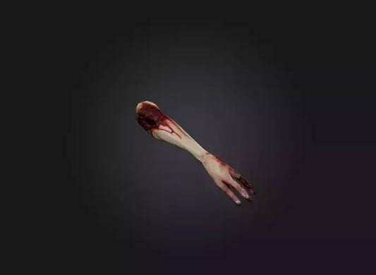 3D model severed arm VR / AR / low-poly
