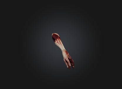 3D model severed arm VR / AR / low-poly