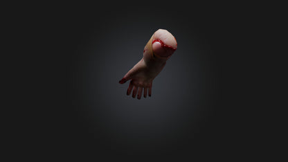 severed finger 3D model