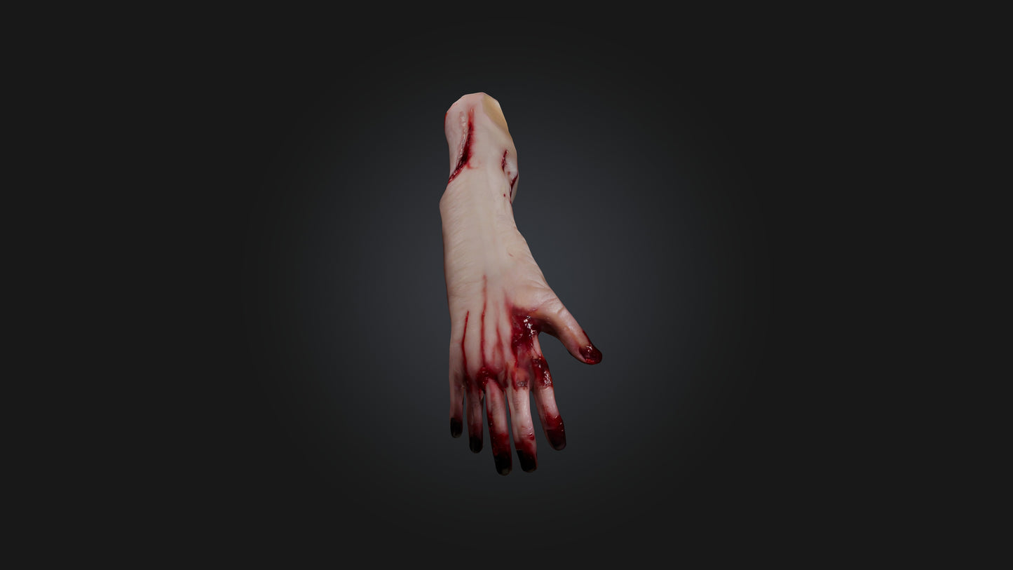 severed finger 3D model