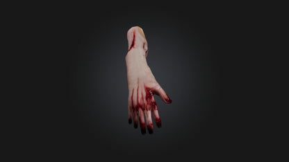 severed finger 3D model