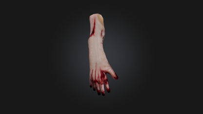 severed finger 3D model