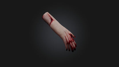 severed finger 3D model