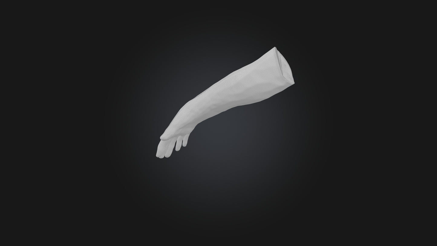 severed finger 3D model