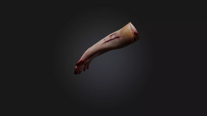 severed finger 3D model