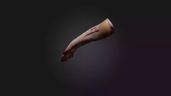 severed finger 3D model