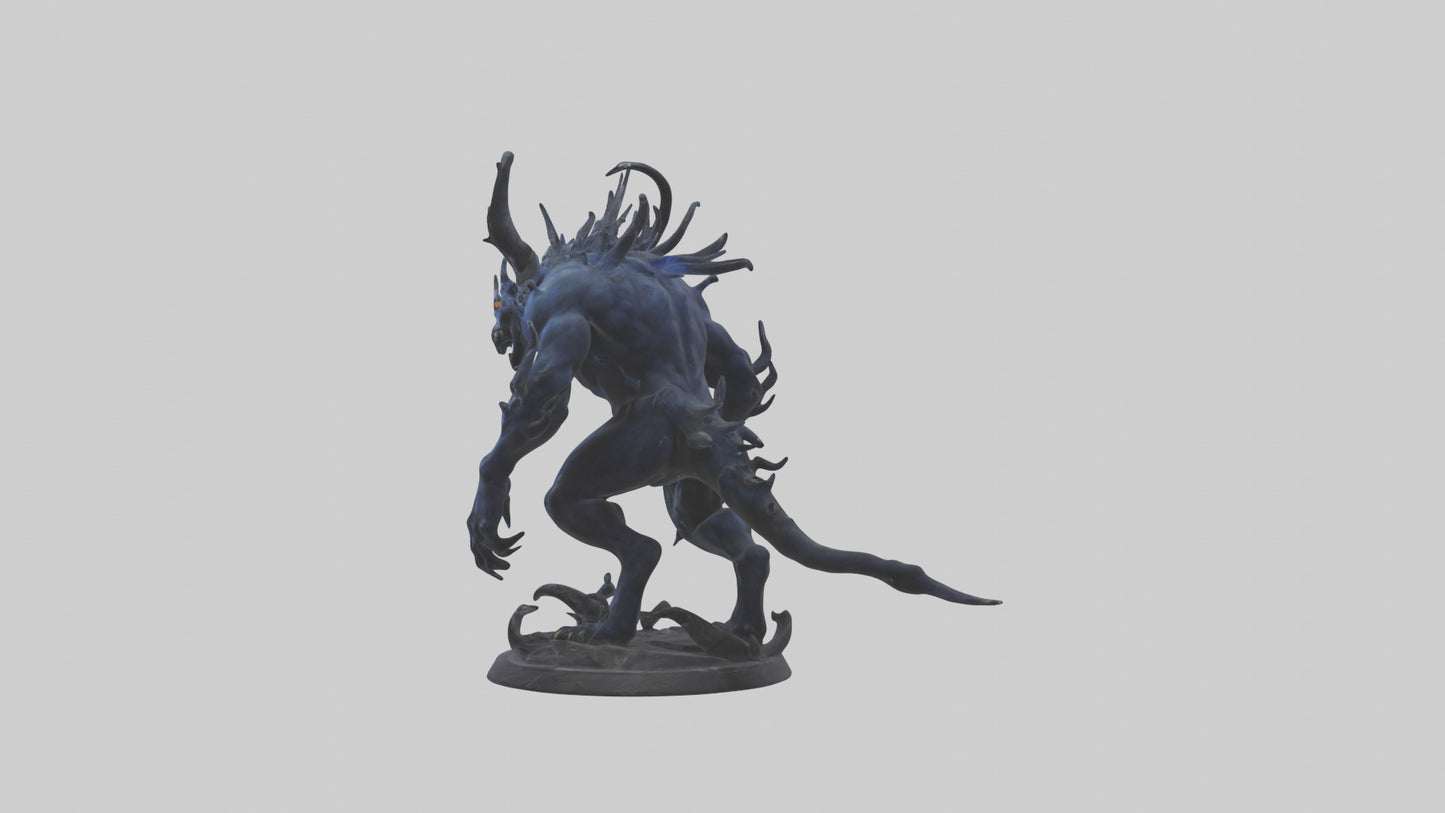 Shadow Beast statue model 3D model
