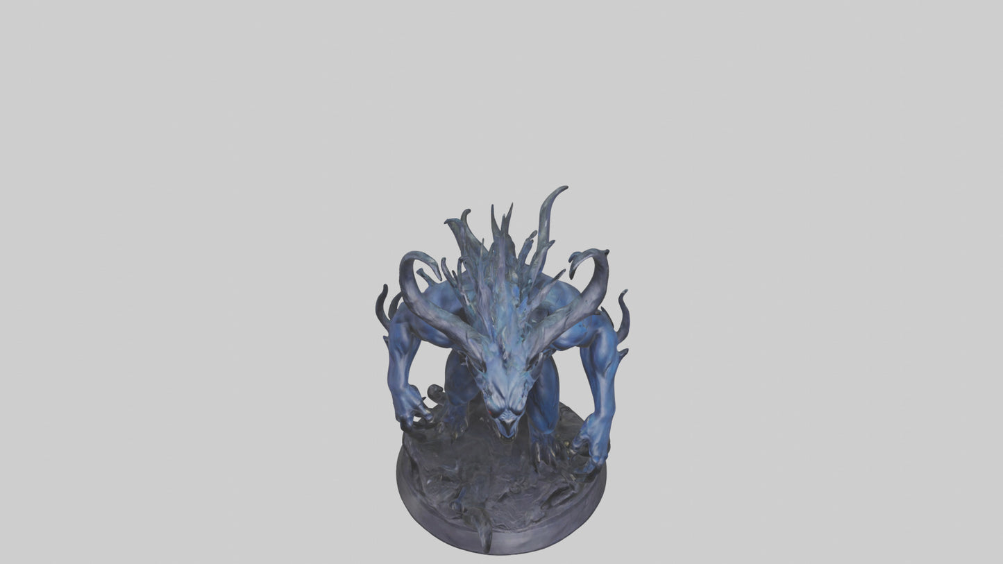 Shadow Beast statue model 3D model
