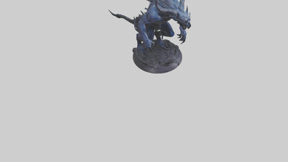 Shadow Beast statue model 3D model