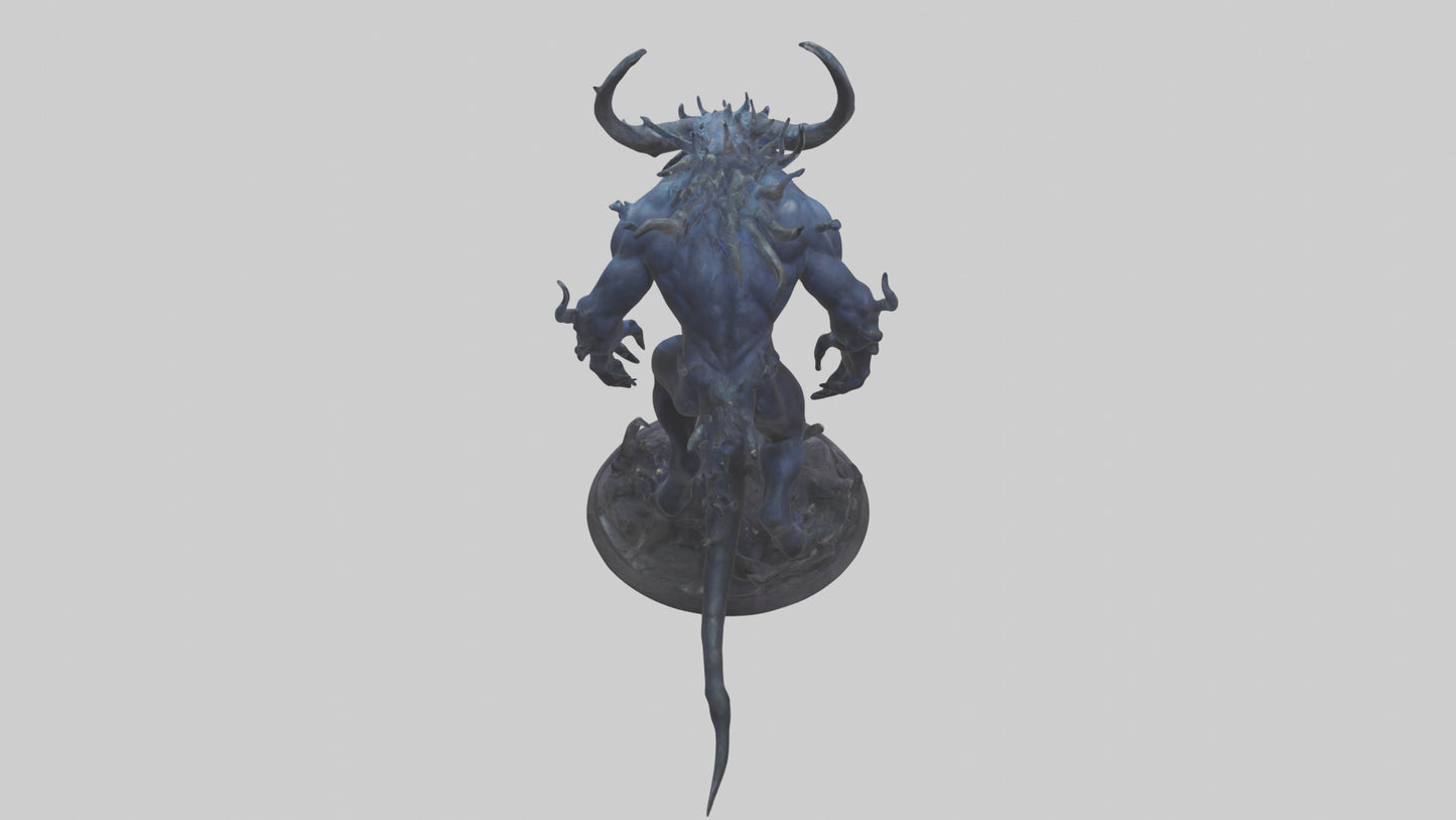 Shadow Beast statue model 3D model
