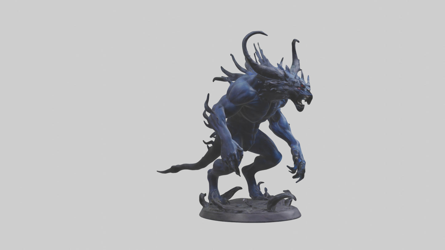 Shadow Beast statue model 3D model