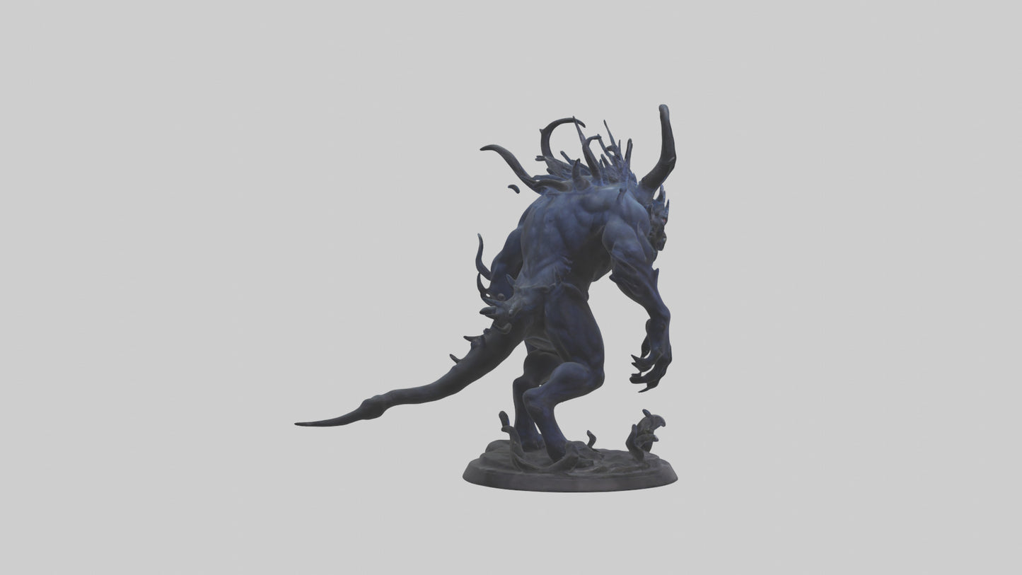 Shadow Beast statue model 3D model