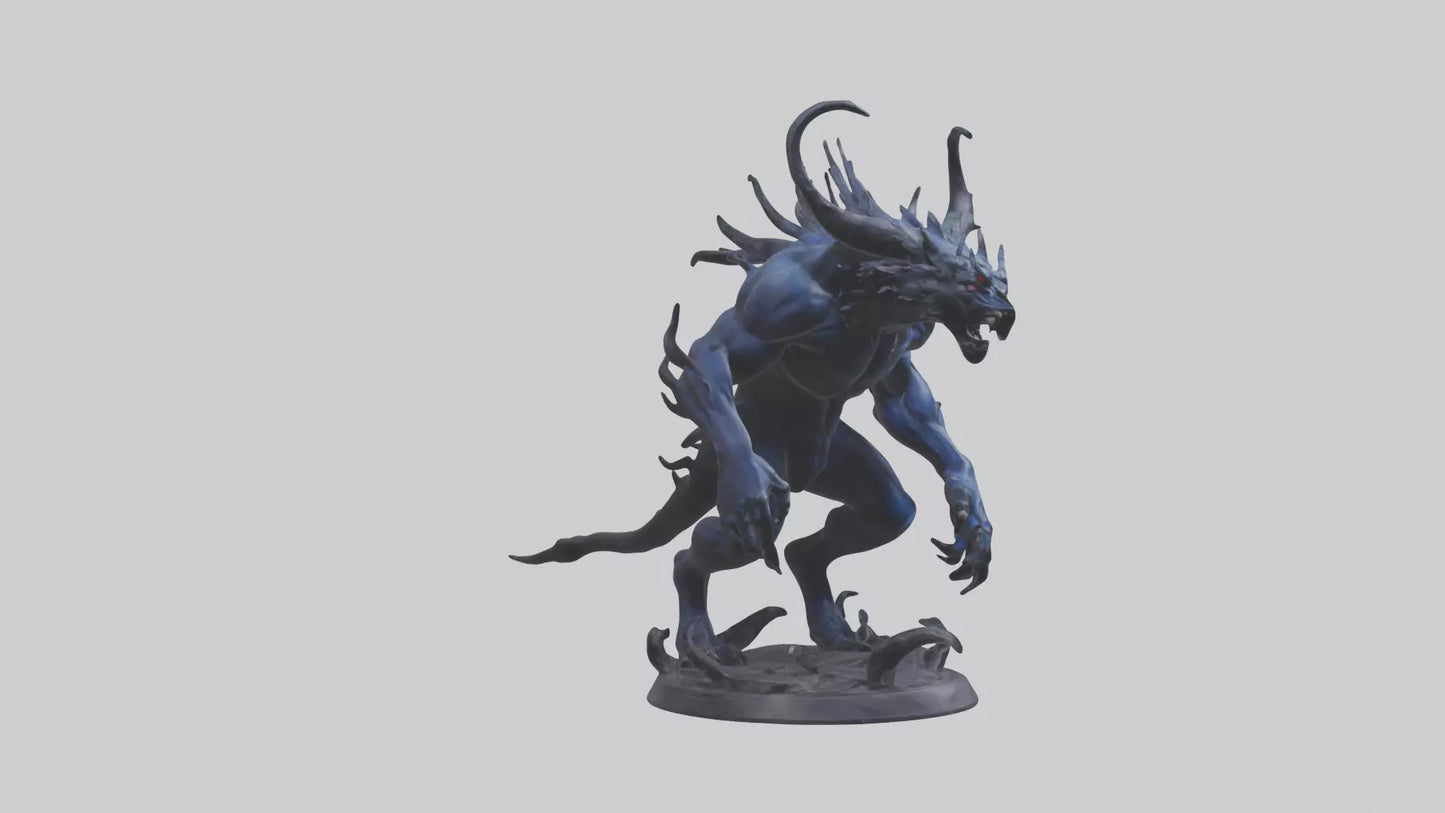 Shadow Beast statue model 3D model