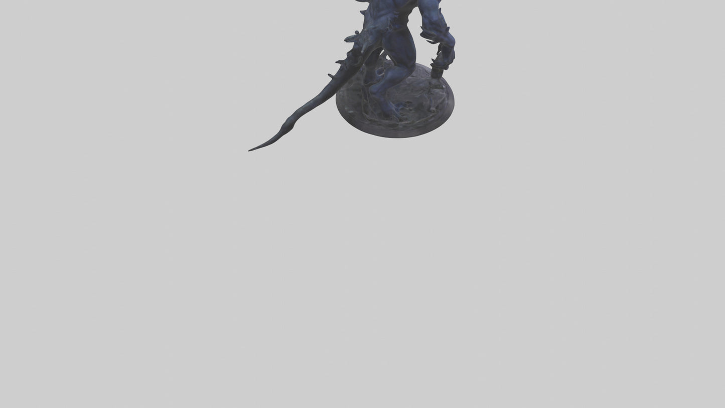Shadow Beast statue model 3D model