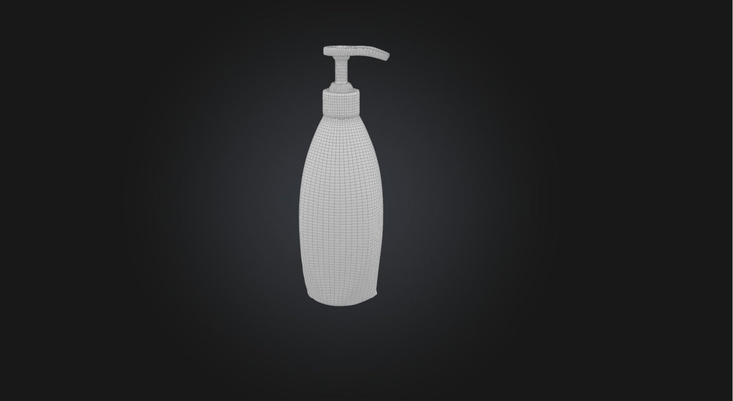 3D model Shampoo VR / AR / low-poly