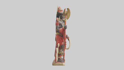 Shango statue model 3D model