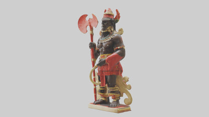 Shango statue model 3D model