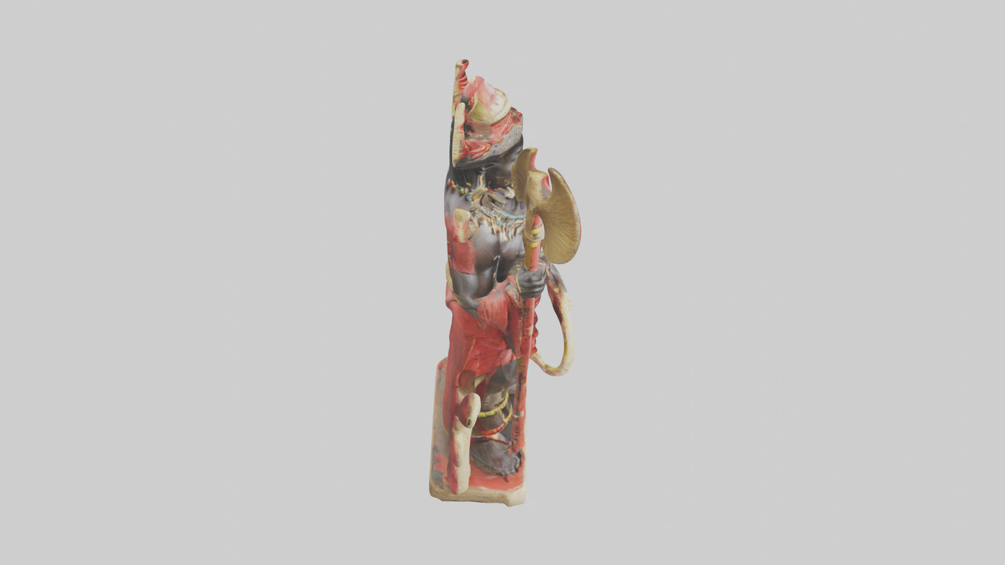 Shango statue model 3D model