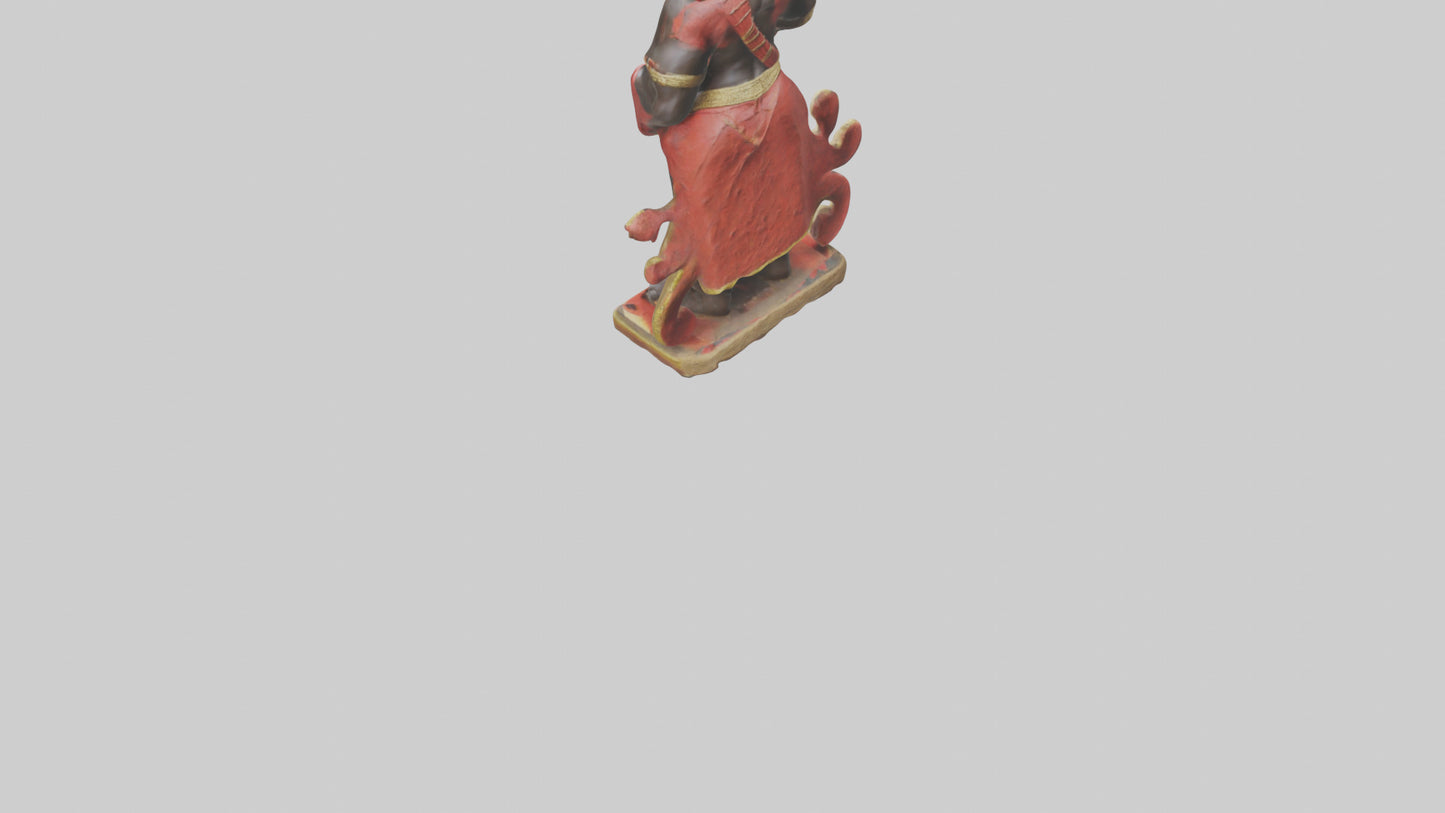 Shango statue model 3D model