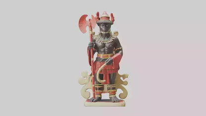 Shango statue model 3D model