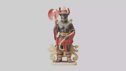 Shango statue model 3D model