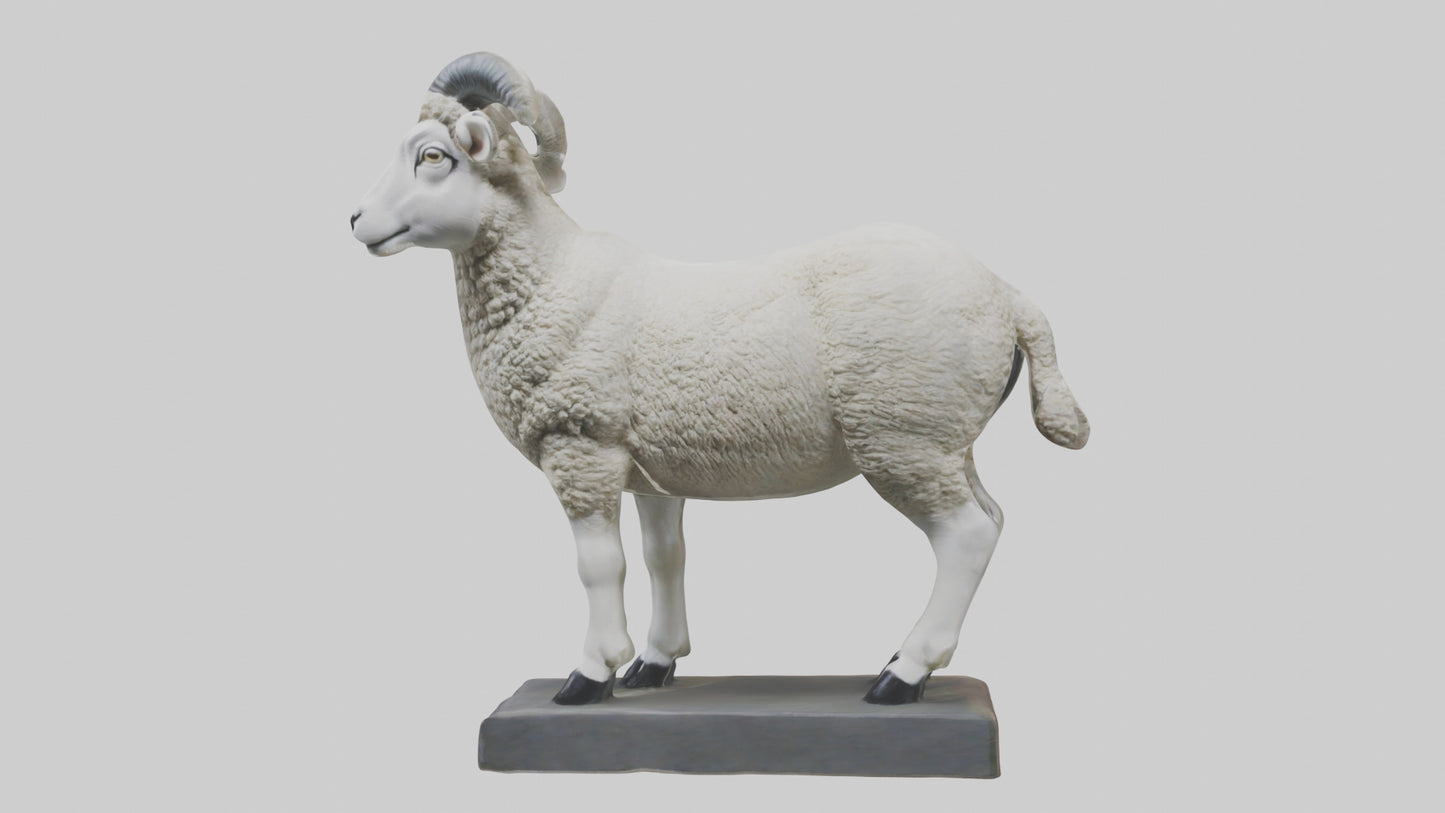 Sheep statue model 3D model