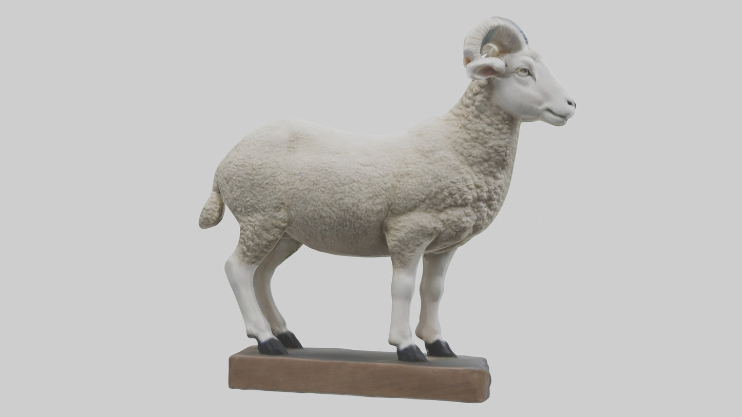 Sheep statue model 3D model