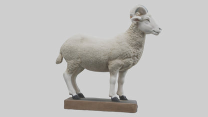 Sheep statue model 3D model