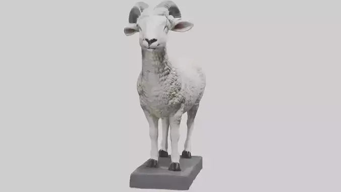 Sheep statue model 3D model