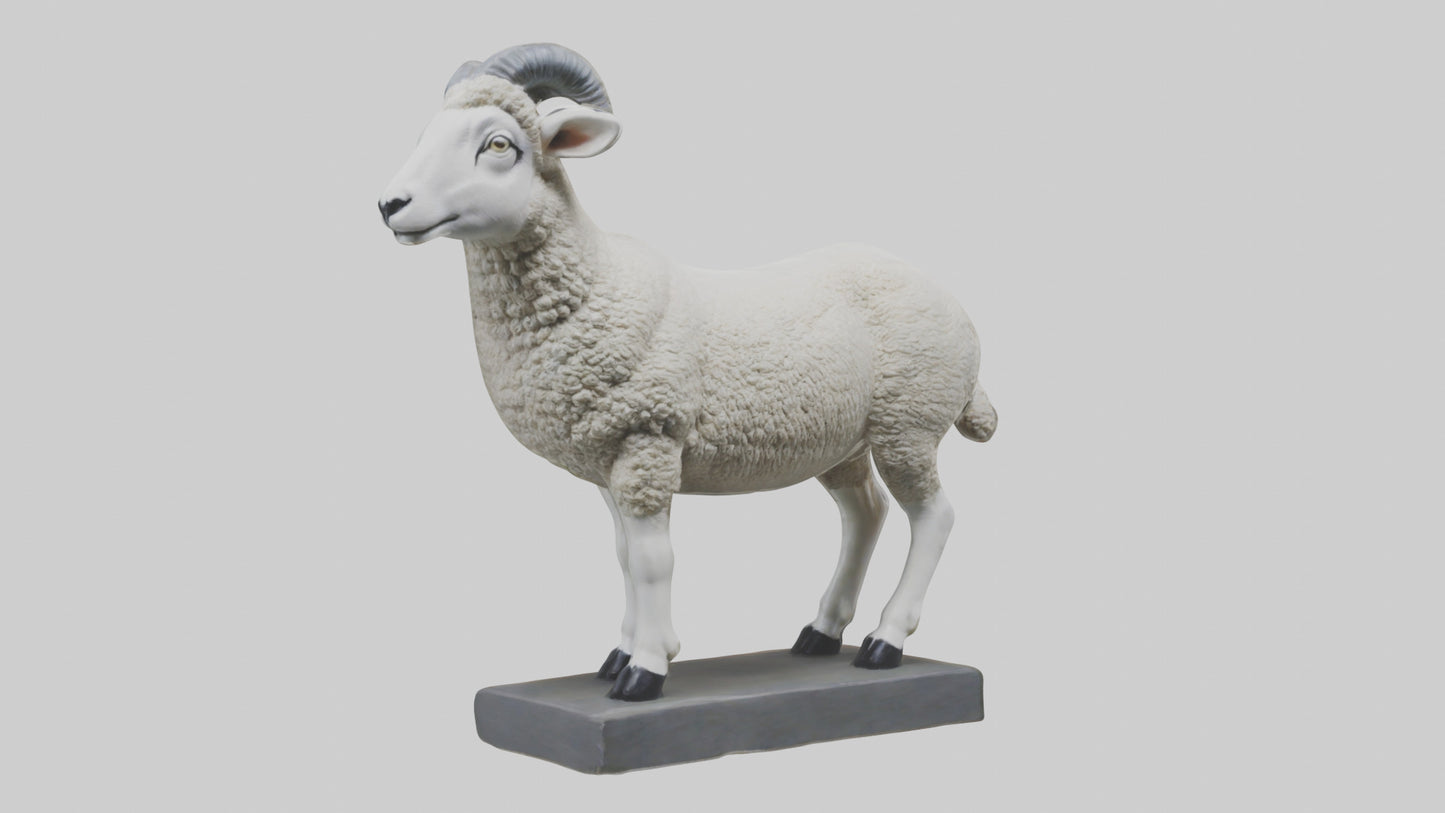 Sheep statue model 3D model
