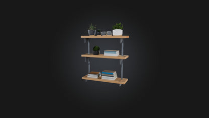 3D model Shelf VR / AR / low-poly