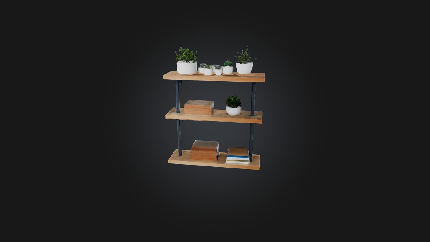 3D model Shelf VR / AR / low-poly