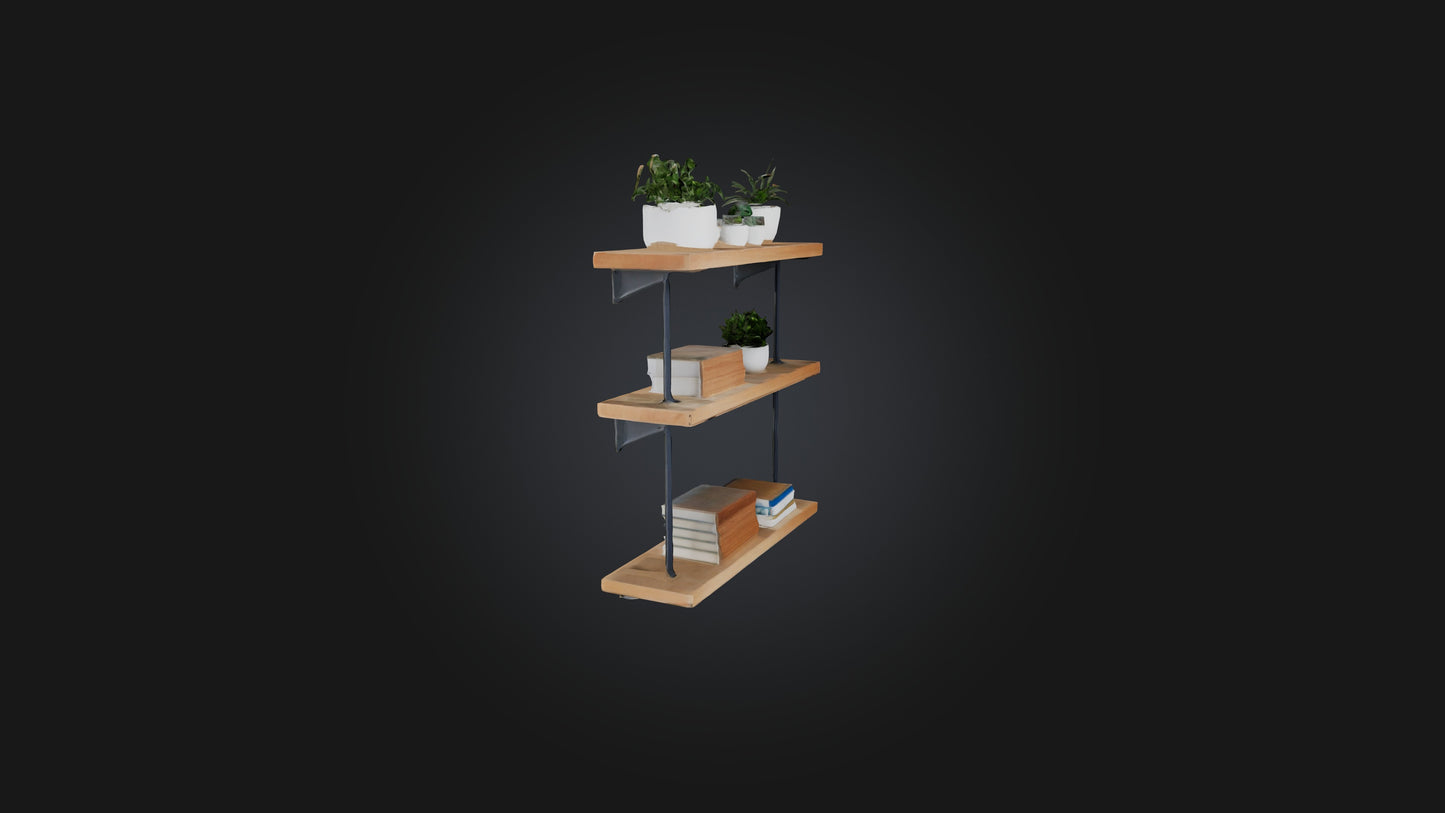 3D model Shelf VR / AR / low-poly