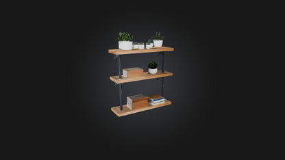 3D model Shelf VR / AR / low-poly