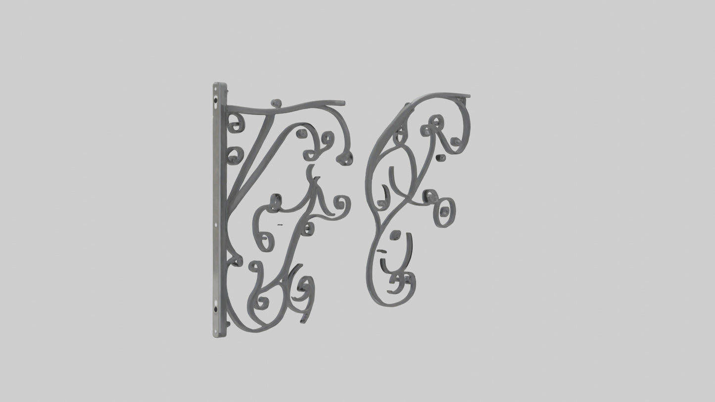 Shelf brackets model 3D model