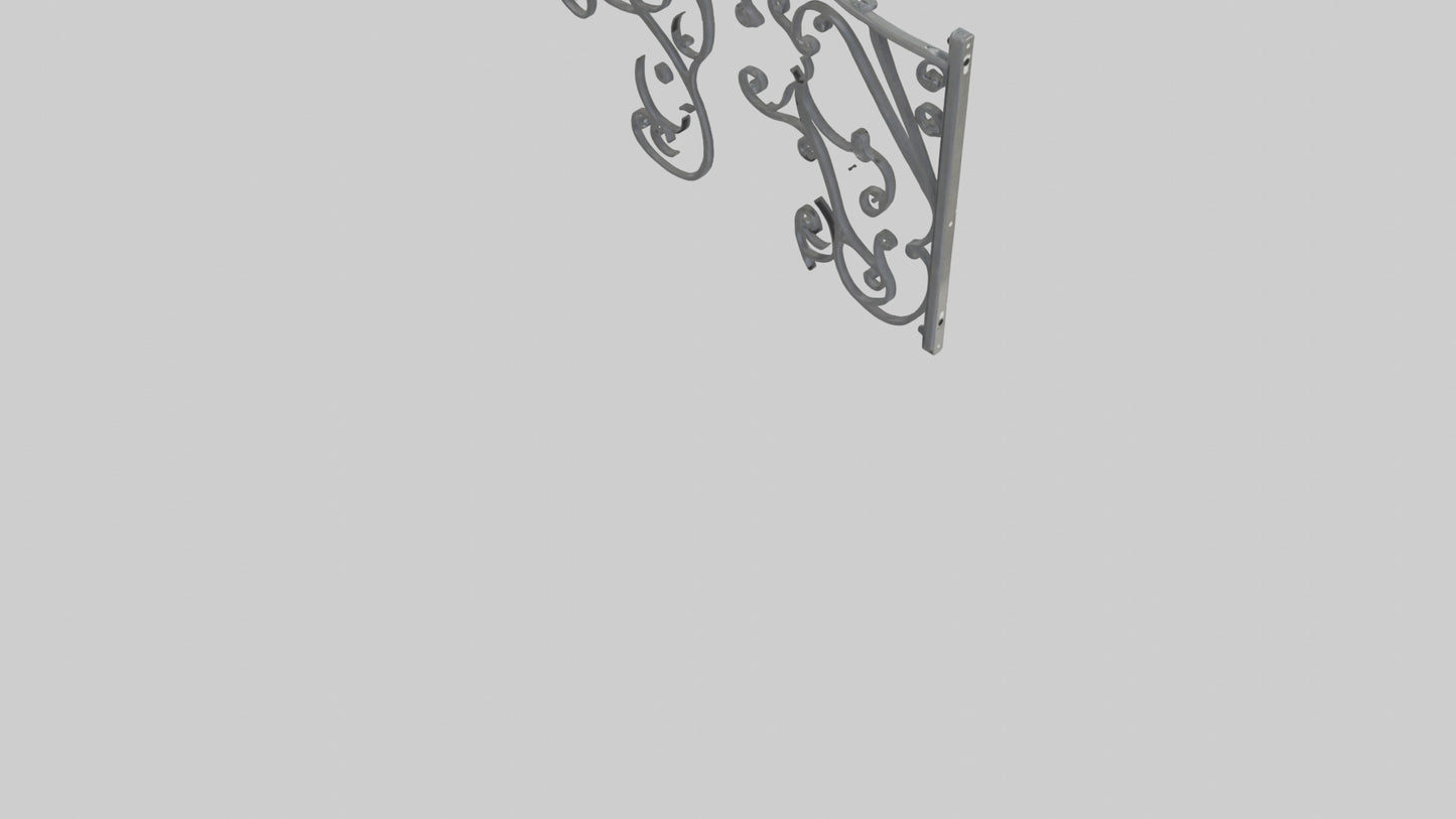 Shelf brackets model 3D model