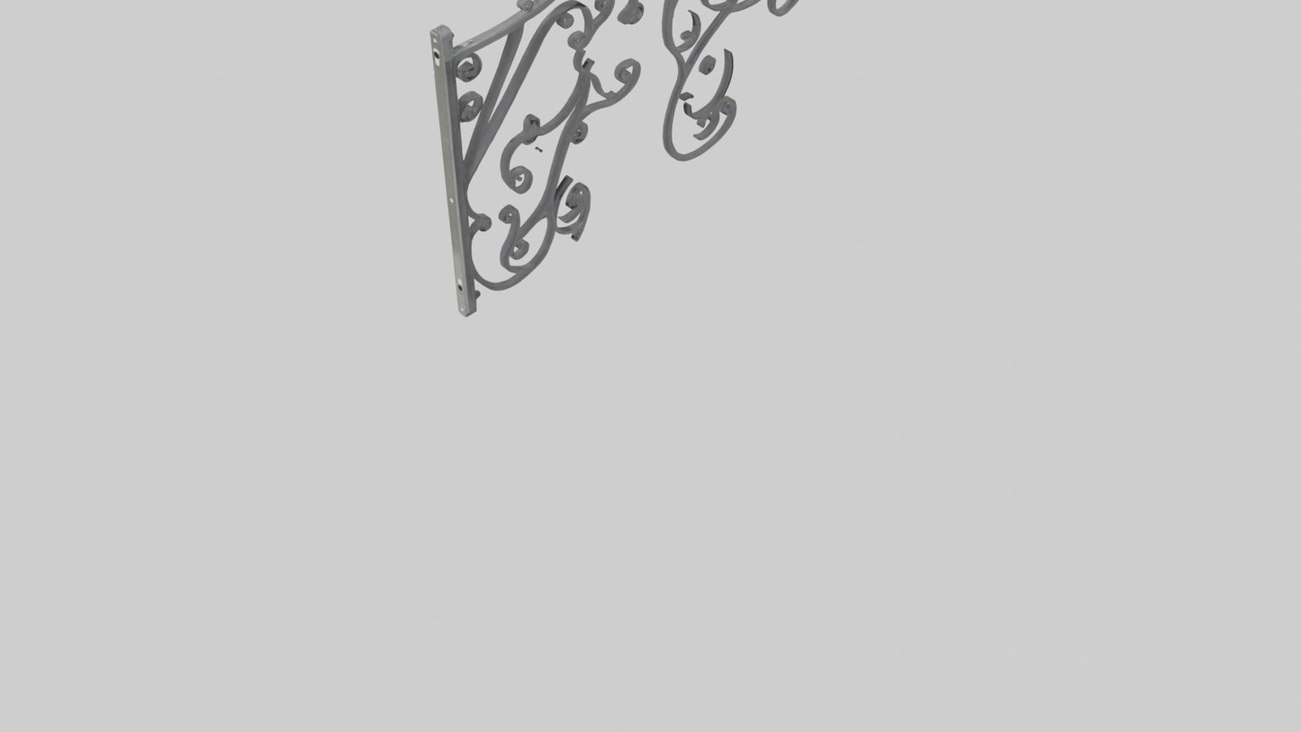 Shelf brackets model 3D model