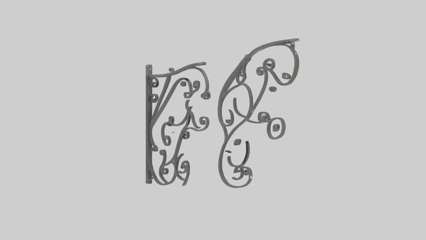 Shelf brackets model 3D model