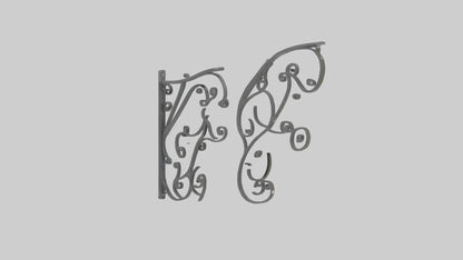 Shelf brackets model 3D model