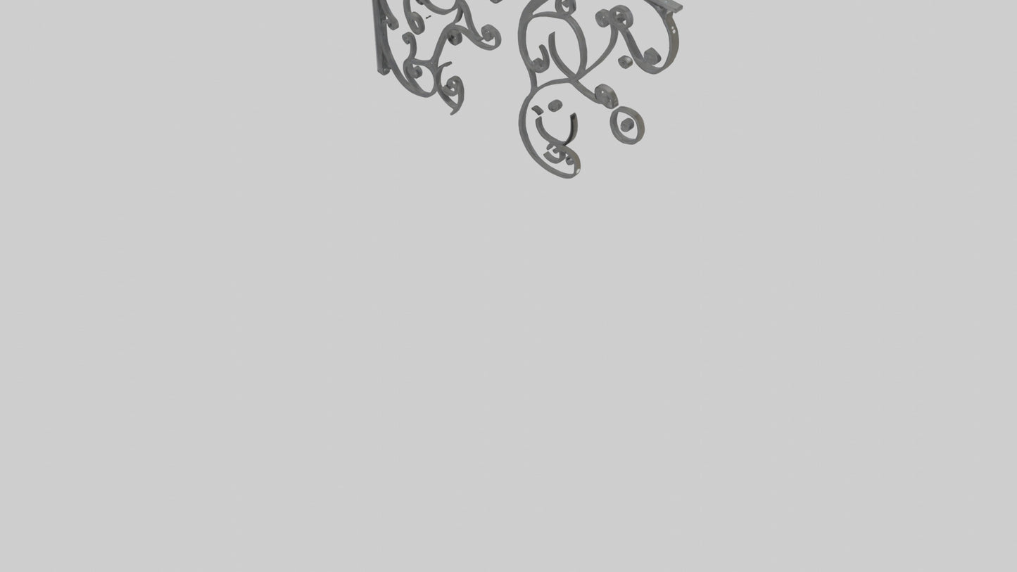 Shelf brackets model 3D model